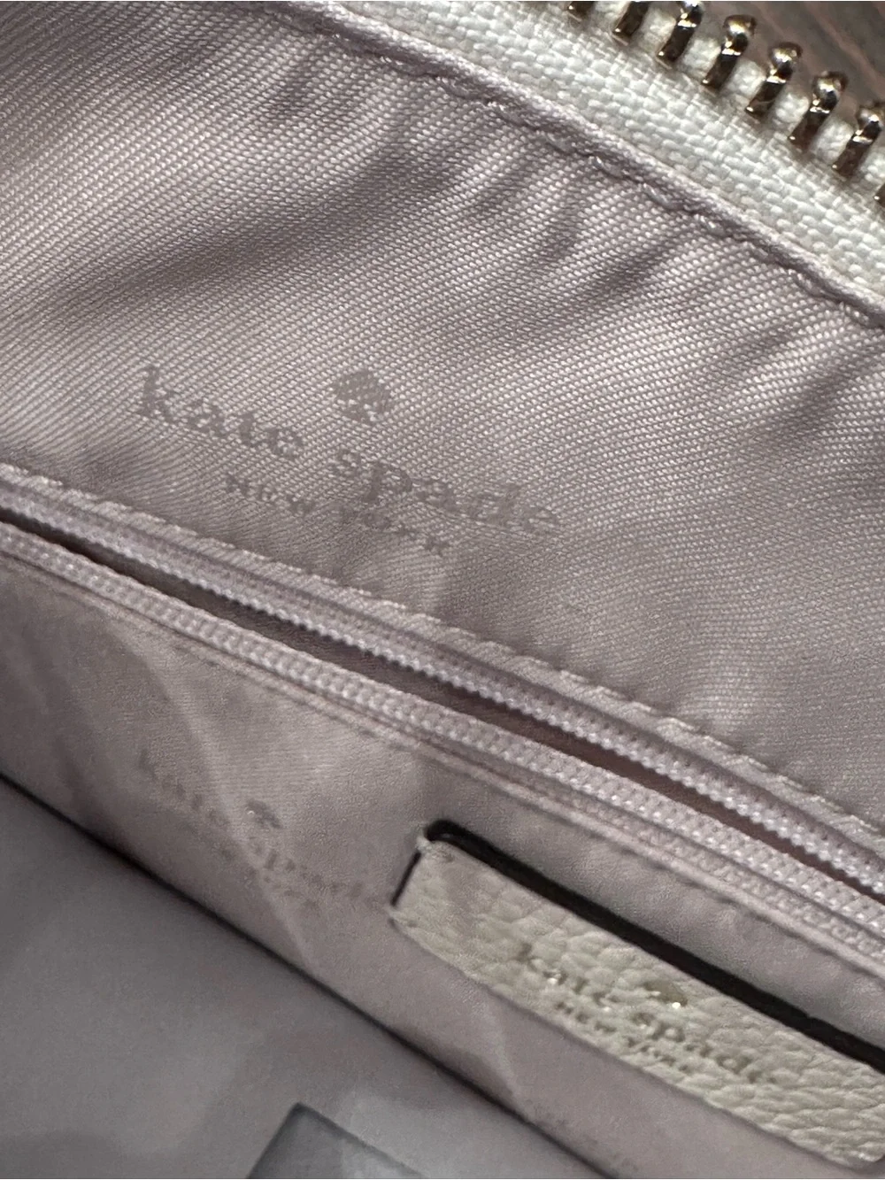 kate spade Pebbled Leather Crescent Shoulder Bag in Light Pink